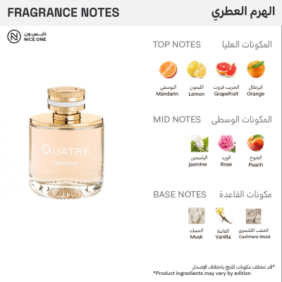 بوشرون عطر كواتر للنساء - او دو برفيوم - 100مل